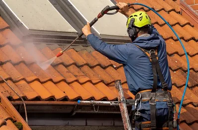 Démoussage et hydrofuge de toiture à Bazoge
